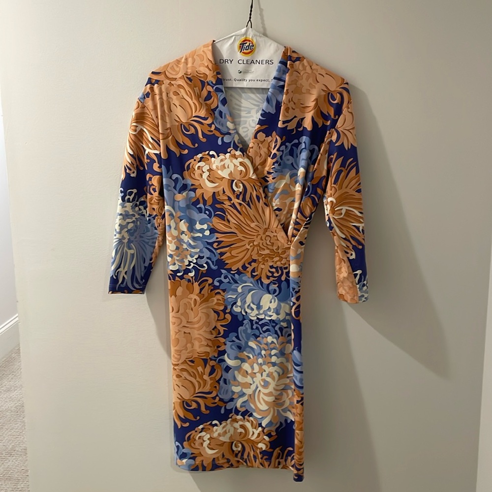 J McLaughlin faux wrap dress